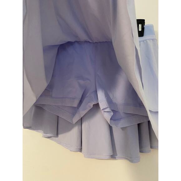 Lululemon Athletica Rival Skort Skirt Tennis Gym Mini Pastel Purple High Rise 8 - Picture 5 of 9